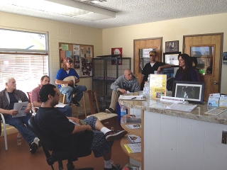 Animal Shelter Team Gathered for a Meeting About Postivie Dog Training